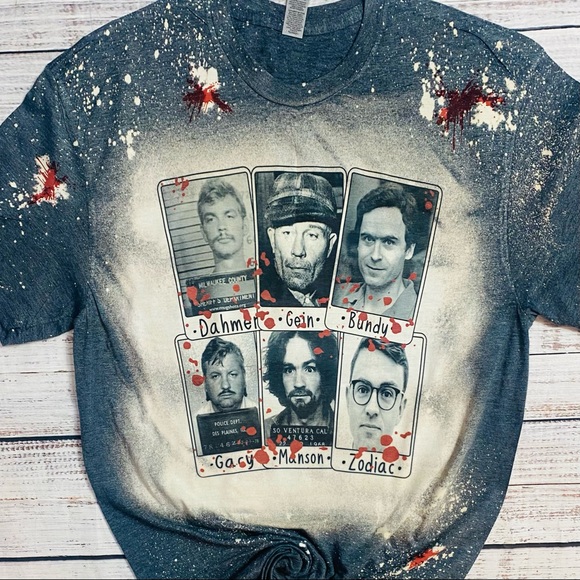 Gildan Tops Serial Killer Tarot Card Sublimation Tshirt Poshmark